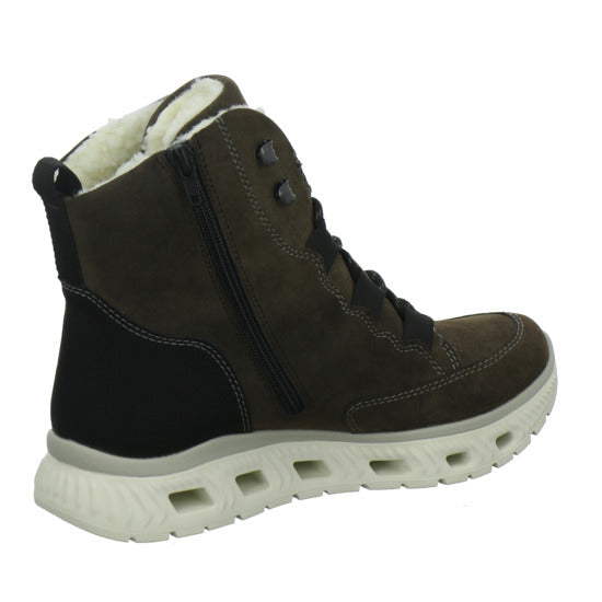 Rieker Winterstiefel warm gefüttert taupe - 360° Ansicht
