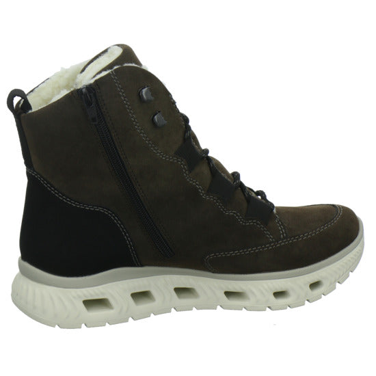 Rieker Winterstiefel warm gefüttert taupe - 360° Ansicht