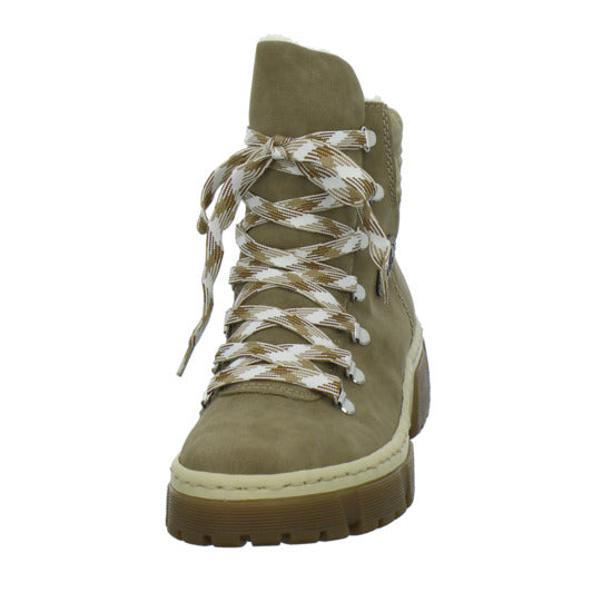 Rieker Winterstiefel warm gefüttert taupe - 360° Ansicht