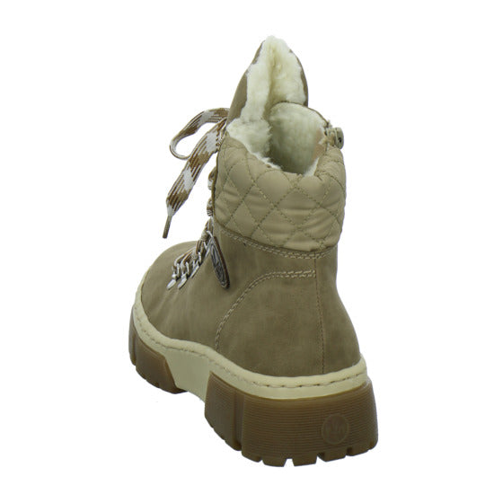Rieker Winterstiefel warm gefüttert taupe - 360° Ansicht