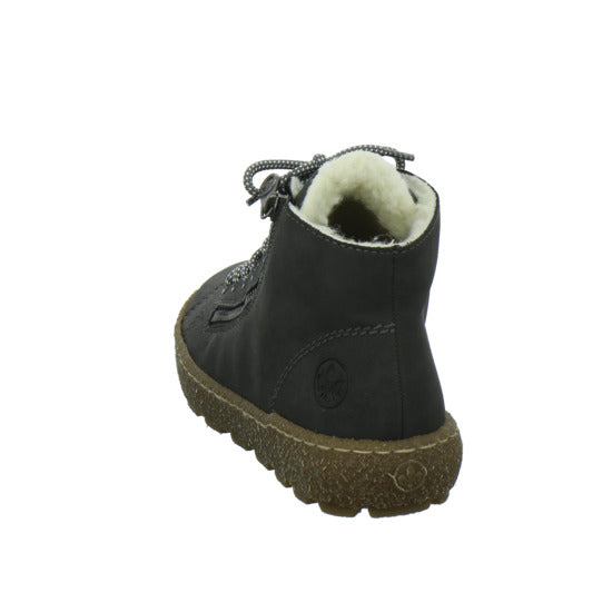 Rieker Winterstiefel warm gefüttert Anthrazit - 360° Ansicht