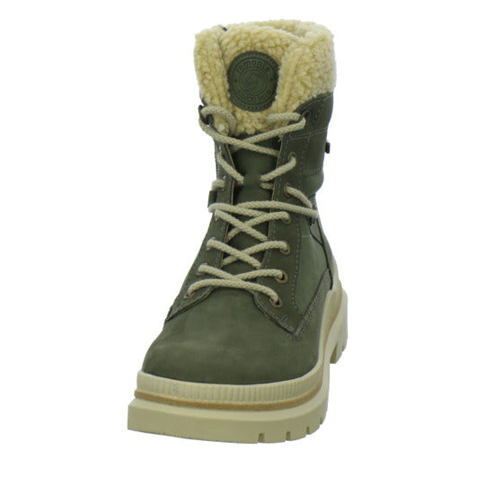 Remonte Winterstiefel warm gefüttert oliv - 360° Ansicht