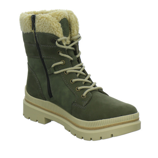 Remonte Winterstiefel warm gefüttert oliv - 360° Ansicht