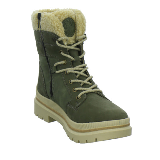 Remonte Winterstiefel warm gefüttert oliv - 360° Ansicht