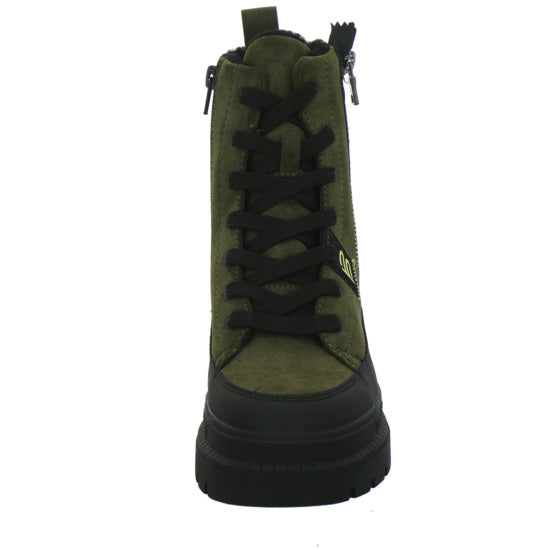 Bugatti Shoes Woman Winterstiefel warm gefüttert oliv - 360° Ansicht