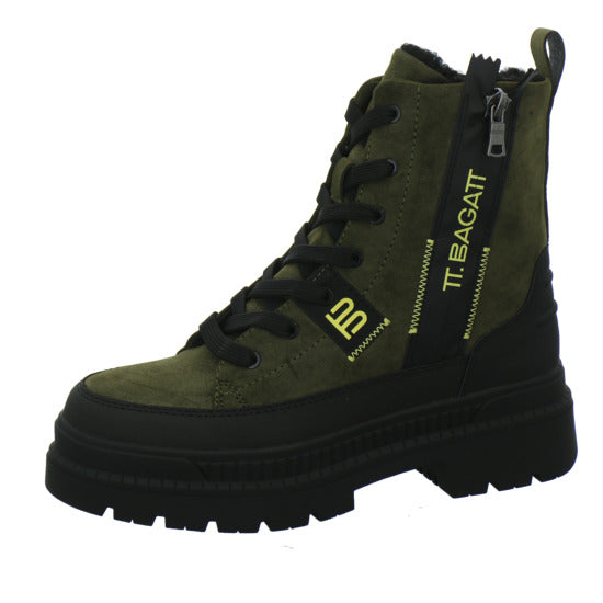 Bugatti Shoes Woman Winterstiefel warm gefüttert oliv - 360° Ansicht