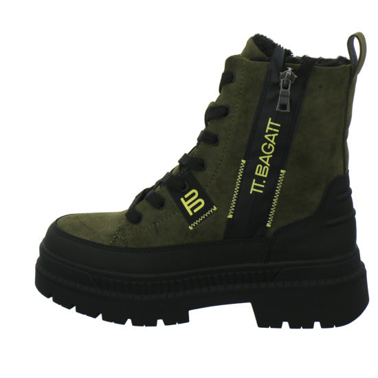 Bugatti Shoes Woman Winterstiefel warm gefüttert oliv - 360° Ansicht