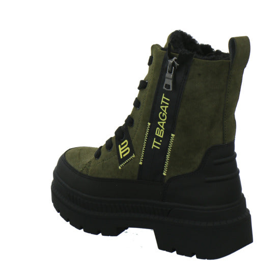 Bugatti Shoes Woman Winterstiefel warm gefüttert oliv - 360° Ansicht