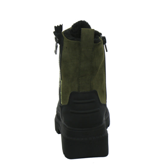 Bugatti Shoes Woman Winterstiefel warm gefüttert oliv - 360° Ansicht