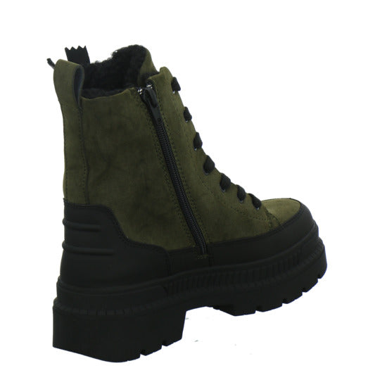 Bugatti Shoes Woman Winterstiefel warm gefüttert oliv - 360° Ansicht