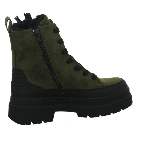 Bugatti Shoes Woman Winterstiefel warm gefüttert oliv - 360° Ansicht