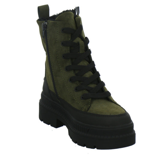 Bugatti Shoes Woman Winterstiefel warm gefüttert oliv - 360° Ansicht