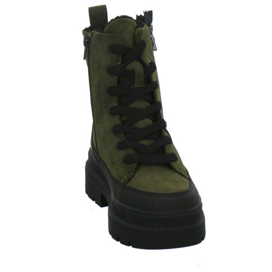 Bugatti Shoes Woman Winterstiefel warm gefüttert oliv - 360° Ansicht
