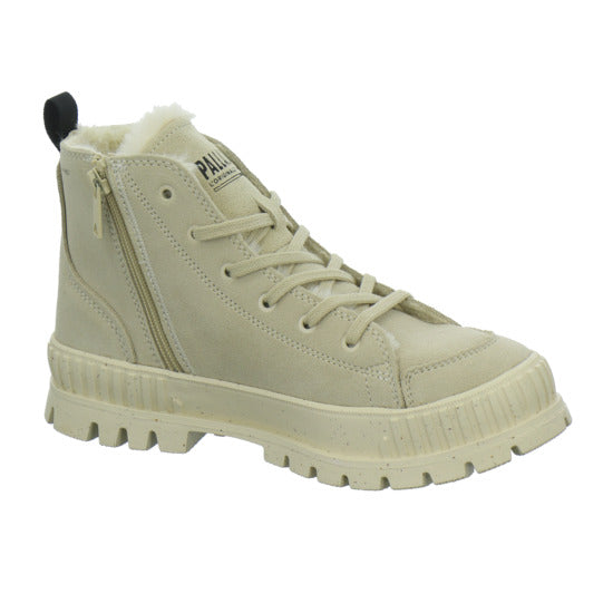 Palladium Pallashock Zip Warm Winterstiefel warm gefüttert Beige - 360° Ansicht