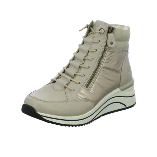Remonte Winterstiefel warm gefüttert Beige - 360° Ansicht