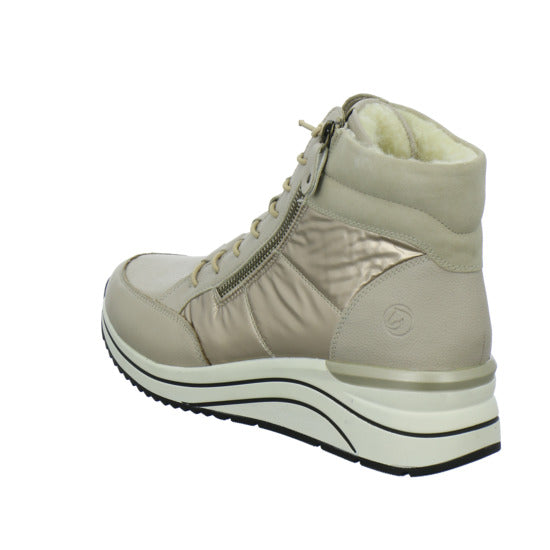 Remonte Winterstiefel warm gefüttert Beige - 360° Ansicht