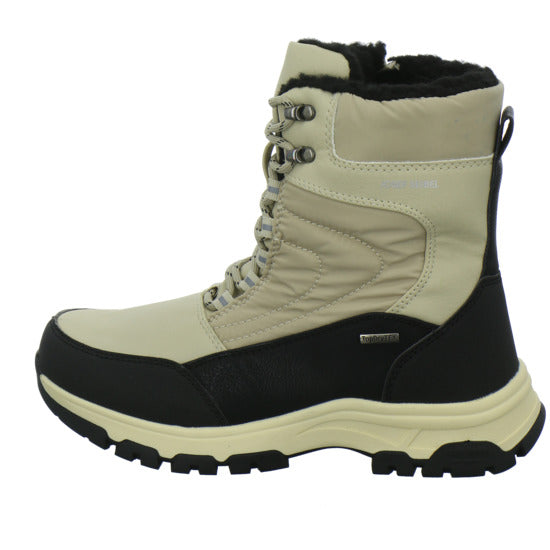 Josef Seibel Davos 52 Winterstiefel warm gefüttert Beige-kombi - 360° Ansicht