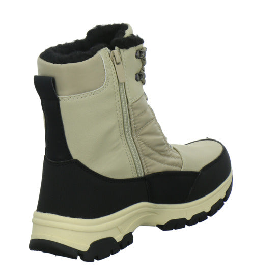 Josef Seibel Davos 52 Winterstiefel warm gefüttert Beige-kombi - 360° Ansicht