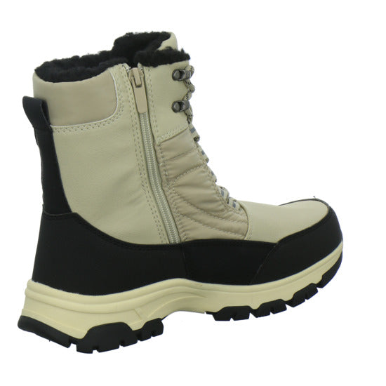Josef Seibel Davos 52 Winterstiefel warm gefüttert Beige-kombi - 360° Ansicht