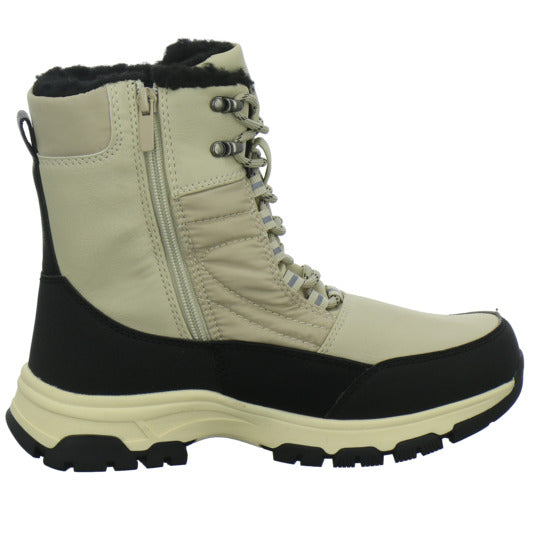 Josef Seibel Davos 52 Winterstiefel warm gefüttert Beige-kombi - 360° Ansicht