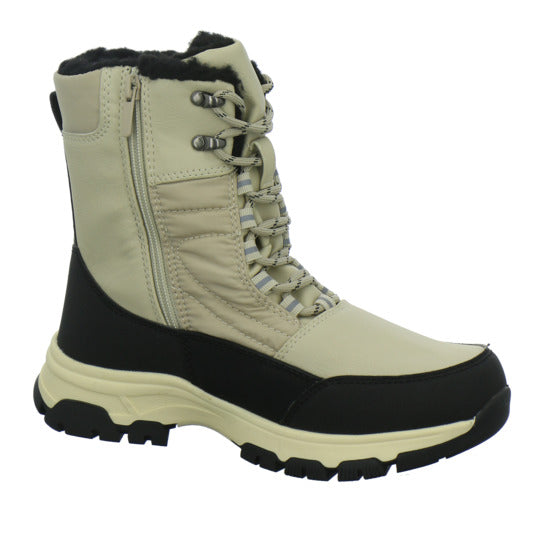 Josef Seibel Davos 52 Winterstiefel warm gefüttert Beige-kombi - 360° Ansicht