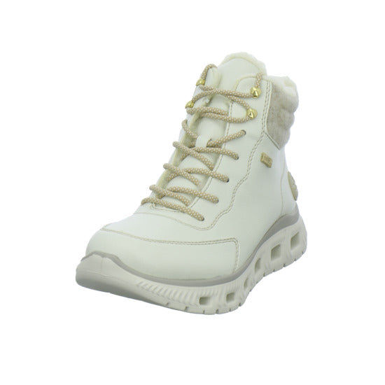 Rieker Winterstiefel warm gefüttert offwhite - 360° Ansicht