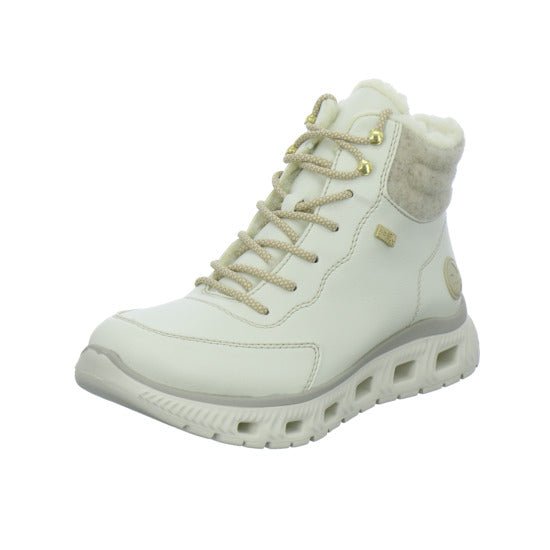 Rieker Winterstiefel warm gefüttert offwhite - 360° Ansicht