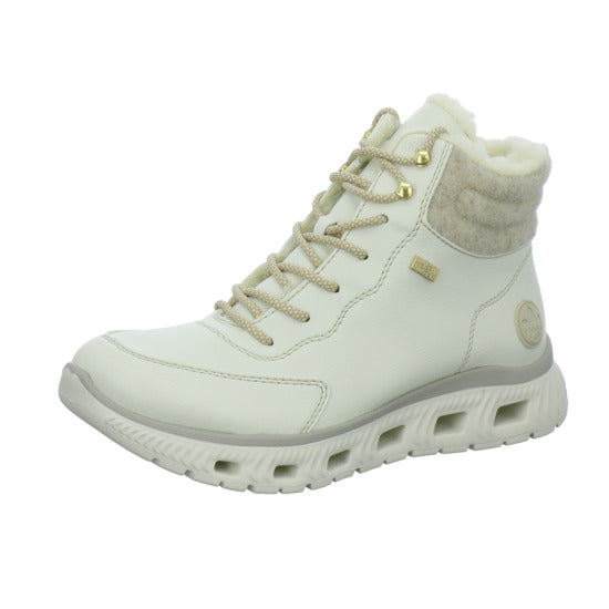 Rieker Winterstiefel warm gefüttert offwhite - 360° Ansicht