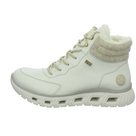 Rieker Winterstiefel warm gefüttert offwhite - 360° Ansicht