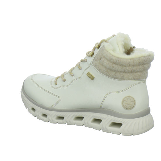Rieker Winterstiefel warm gefüttert offwhite - 360° Ansicht