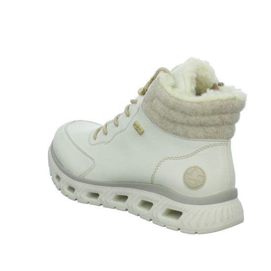 Rieker Winterstiefel warm gefüttert offwhite - 360° Ansicht