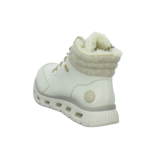 Rieker Winterstiefel warm gefüttert offwhite - 360° Ansicht