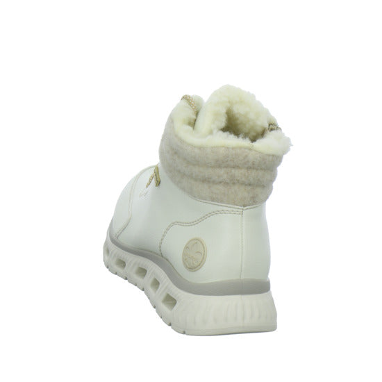 Rieker Winterstiefel warm gefüttert offwhite - 360° Ansicht