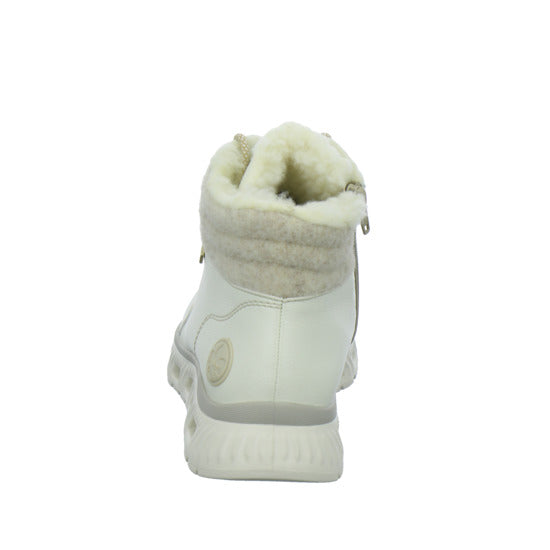 Rieker Winterstiefel warm gefüttert offwhite - 360° Ansicht