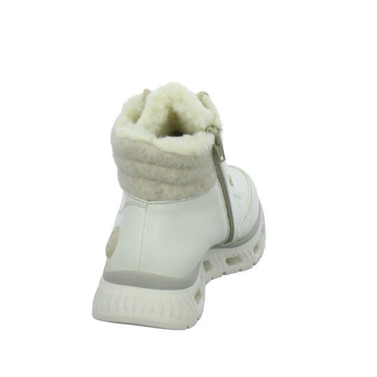 Rieker Winterstiefel warm gefüttert offwhite - 360° Ansicht