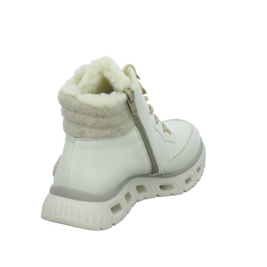 Rieker Winterstiefel warm gefüttert offwhite - 360° Ansicht
