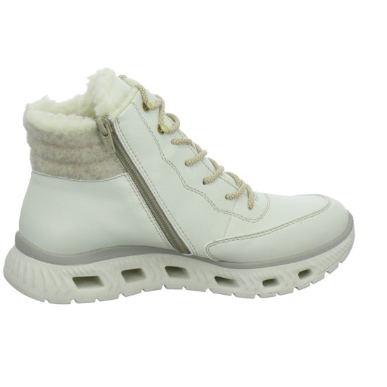 Rieker Winterstiefel warm gefüttert offwhite - 360° Ansicht