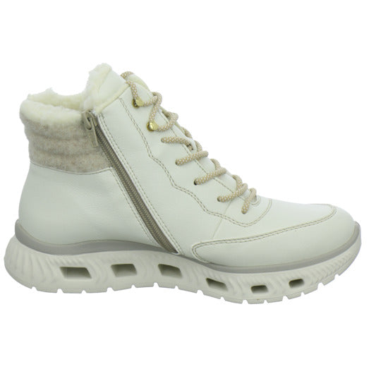 Rieker Winterstiefel warm gefüttert offwhite - 360° Ansicht