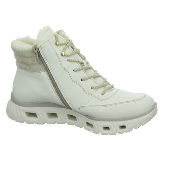 Rieker Winterstiefel warm gefüttert offwhite - 360° Ansicht