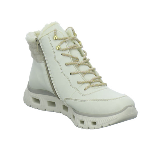 Rieker Winterstiefel warm gefüttert offwhite - 360° Ansicht