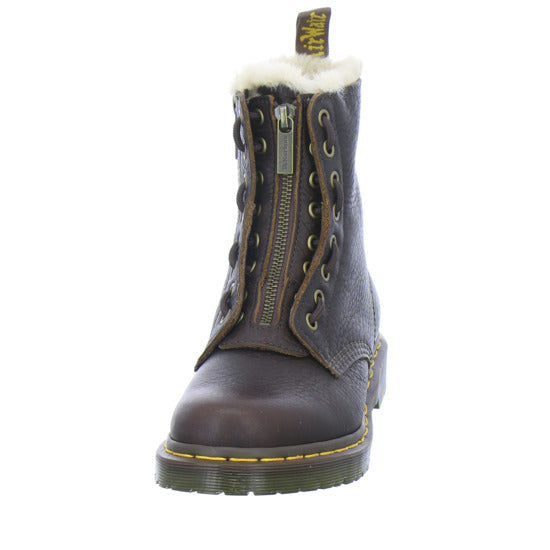 Dr. Martens Winterstiefel Damen 1460 Zip WL Dunkelbraun