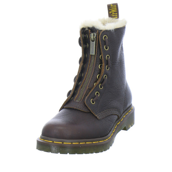 Dr. Martens Winterstiefel Damen 1460 Zip WL Dunkelbraun