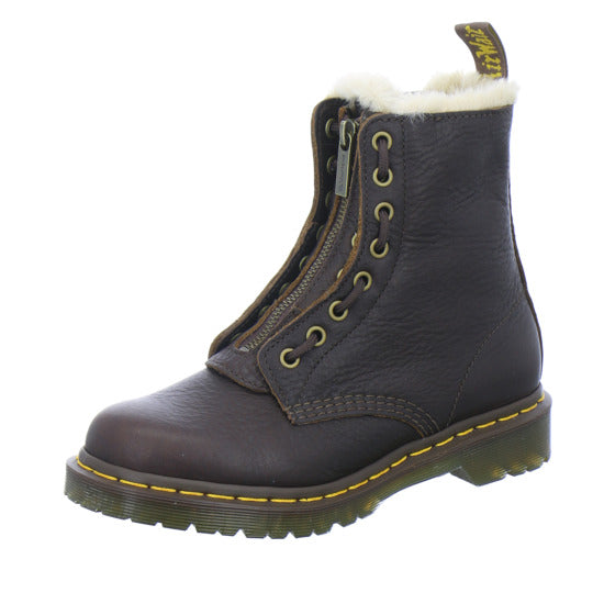 Dr. Martens Winterstiefel Damen 1460 Zip WL Dunkelbraun