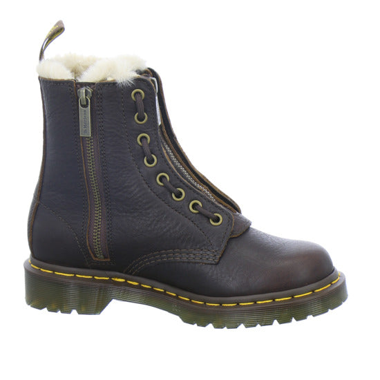 Dr. Martens Winterstiefel Damen 1460 Zip WL Dunkelbraun