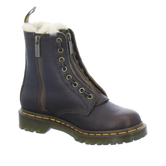 Dr. Martens Winterstiefel Damen 1460 Zip WL Dunkelbraun