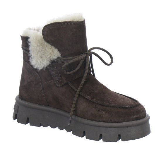 Sekada Winterstiefel Damen Dunkelbraun