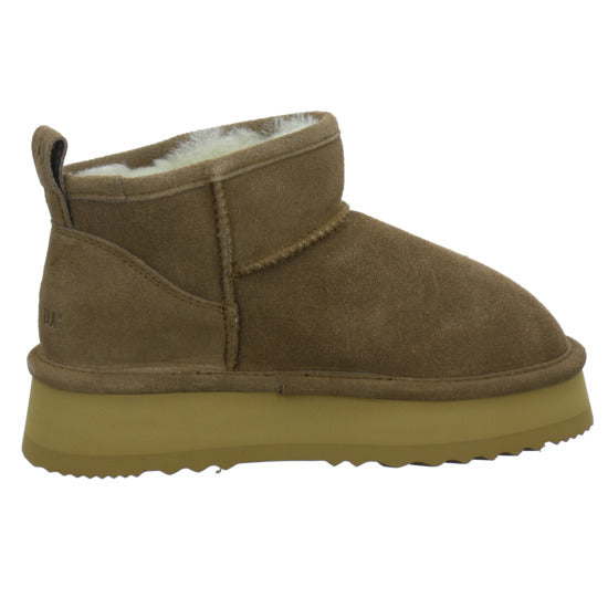 Axelda AB Milano Winterstiefel warm gefüttert Mittelbraun - 360° Ansicht