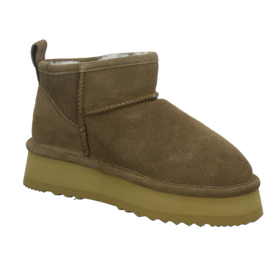 Axelda AB Milano Winterstiefel warm gefüttert Mittelbraun - 360° Ansicht