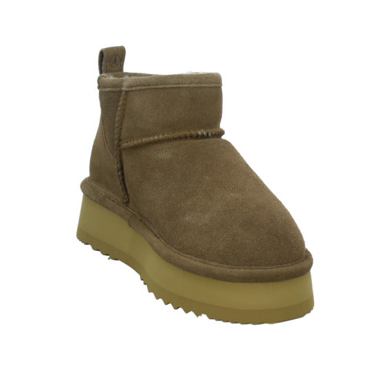 Axelda AB Milano Winterstiefel warm gefüttert Mittelbraun - 360° Ansicht