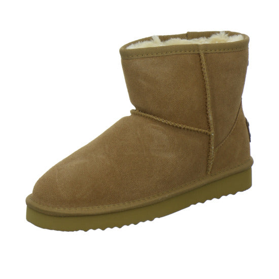 OOG 3klein+4groß Winterstiefel warm gefüttert Mittelbraun - 360° Ansicht